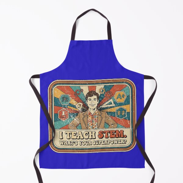 Item preview, Teacher STEM Superpower Sticker - Retro Vintage Anime Art for Educators designed and sold by Osmose-Studio.