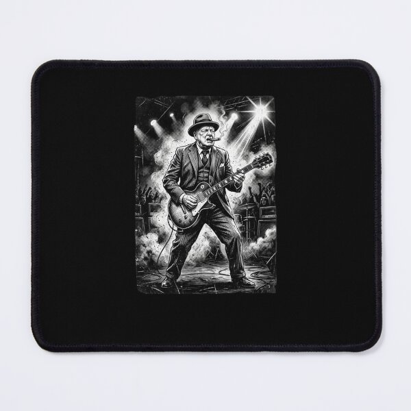 Item preview, Churchill guitarist funny history guitar player designed and sold by snowry.