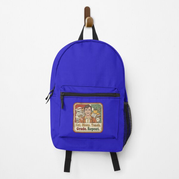 Item preview, Teacher Teach Grade Repeat Sticker - Retro Vintage Anime Art for Educators designed and sold by Osmose-Studio ⭐⭐⭐⭐⭐.