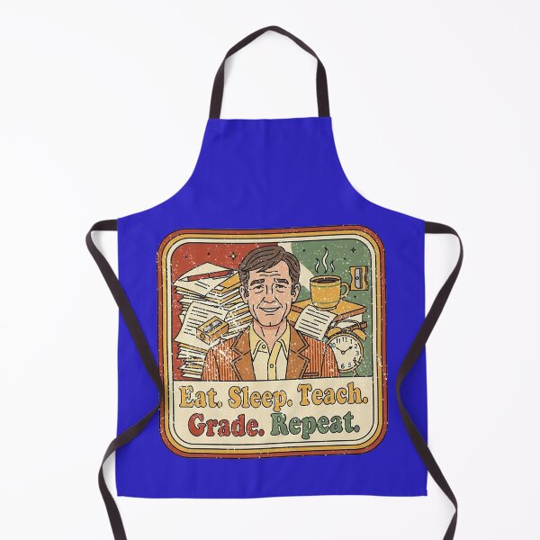 Item preview, Teacher Teach Grade Repeat Sticker - Retro Vintage Anime Art for Educators designed and sold by Osmose-Studio.