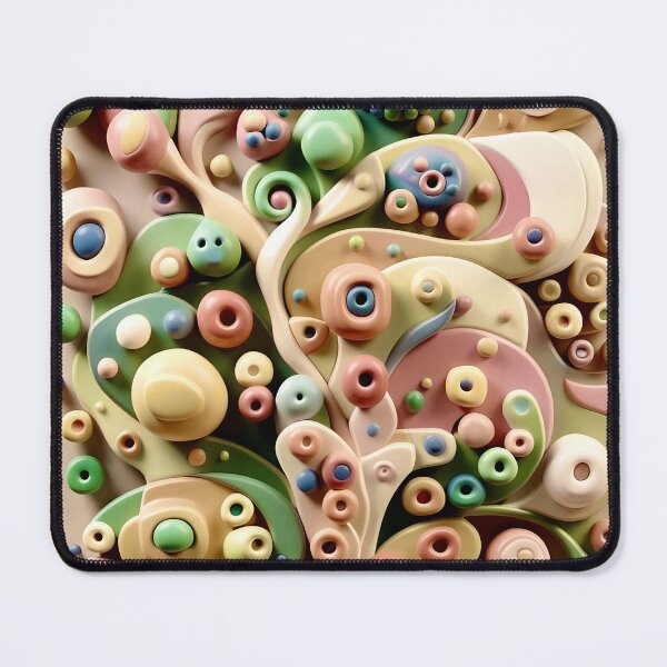 Item preview, Abstract Tree in Blue Pink Green designed and sold by Vicky Brago-Mitchell®.