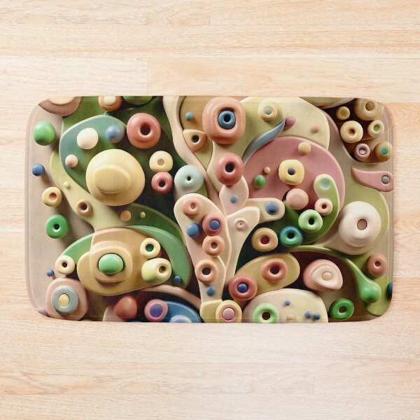 Item preview, Abstract Tree in Blue Pink Green designed and sold by Vicky Brago-Mitchell®.