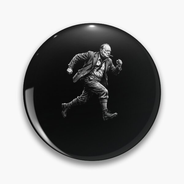 Item preview, Winston Churchill Running funny history runner designed and sold by snowry.