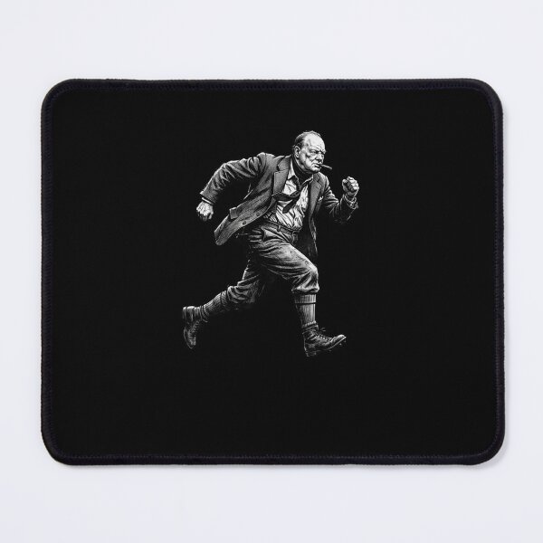 Item preview, Winston Churchill Running funny history runner designed and sold by snowry.