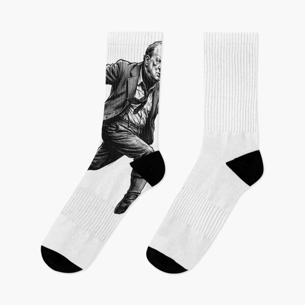 Item preview, Winston Churchill Running funny history runner designed and sold by snowry.