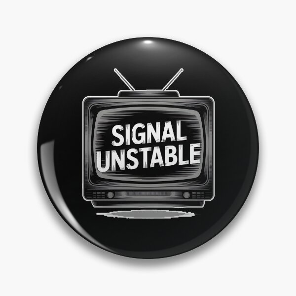 Item preview, Signal Unstable – Analog Horror VHS Static Retro TV Aesthetic Design designed and sold by ImaginedSpace7.