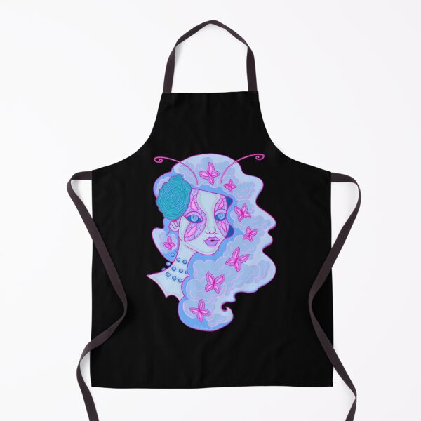 Item preview, Magenta And Blue Butterfly Lady Fairy Art designed and sold by WhimsyWephy.