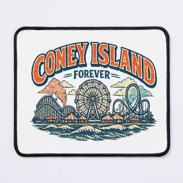 Item preview, Coney Island Forever Vintage Boardwalk Ride Design designed and sold by Dresut.