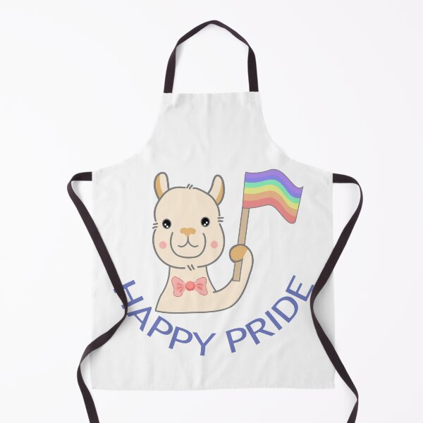 Item preview, Happy Pride Cute Alpaca Rainbow Flag LGBTQ Graphic designed and sold by SulariTDsign.