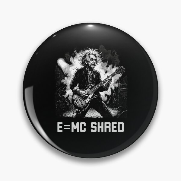 Item preview, E=MC shred Einstein funny guitar guitarist humor designed and sold by snowry.