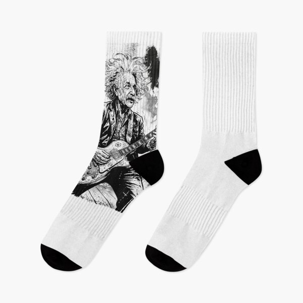 Item preview, E=MC shred Einstein funny guitar guitarist humor designed and sold by snowry.