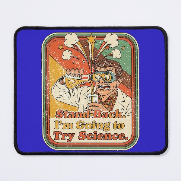 Item preview, Teacher Try Science Sticker - Retro Vintage Anime Art for Educators designed and sold by Osmose-Studio ⭐⭐⭐⭐⭐.