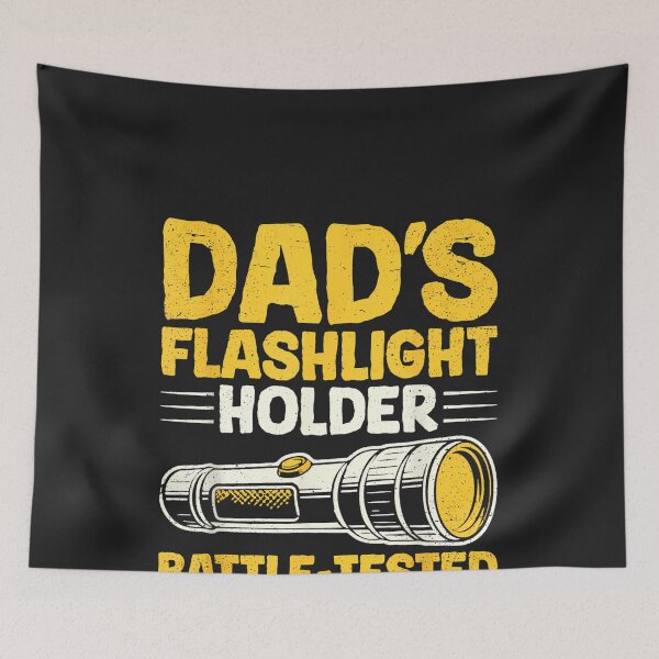Item preview, Dad Flashlight Holder Survivor designed and sold by CriseldaBruning.