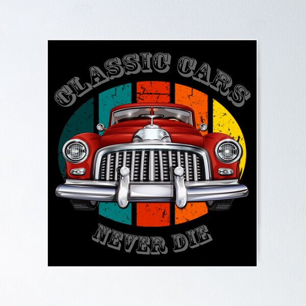 Item preview, Copy of Art design classic cars NEVER DIE designed and sold by gregoire66.