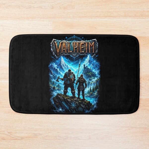 Item preview, valheim ice island designed and sold by thedarkfantasy.