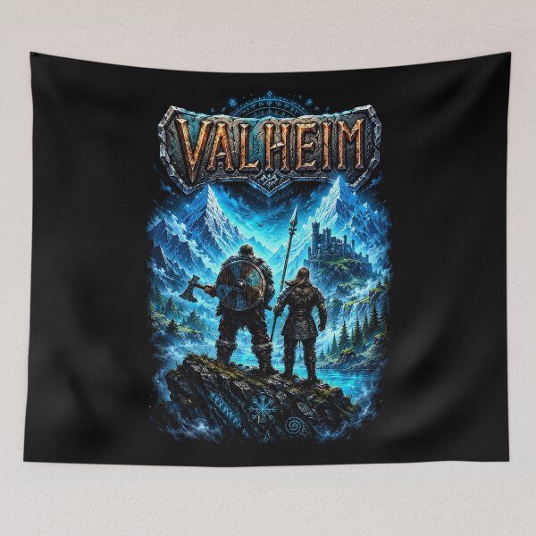 Item preview, valheim ice island designed and sold by thedarkfantasy.