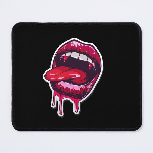 Item preview, bloody mouth scream designed and sold by HauntedEmporium.