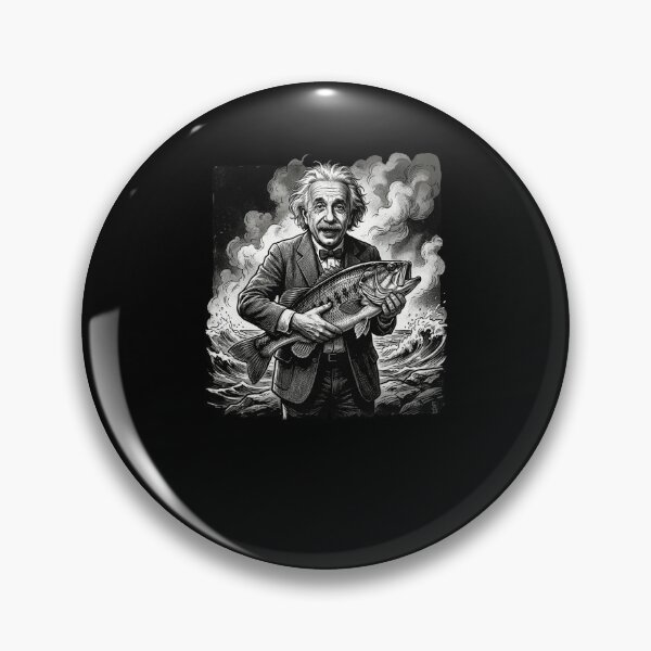 Item preview, Einstein fish fisherman funny history fan designed and sold by snowry.