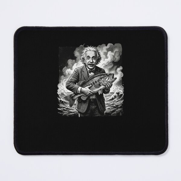 Item preview, Einstein fish fisherman funny history fan designed and sold by snowry.