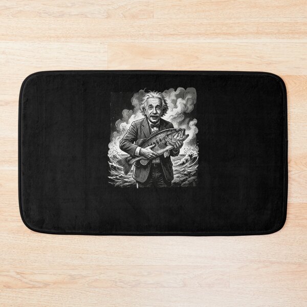 Item preview, Einstein fish fisherman funny history fan designed and sold by snowry.