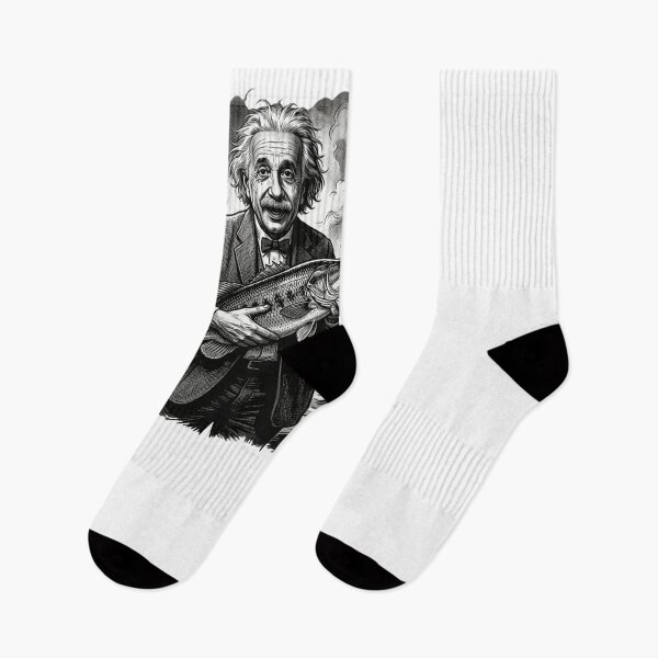 Item preview, Einstein fish fisherman funny history fan designed and sold by snowry.