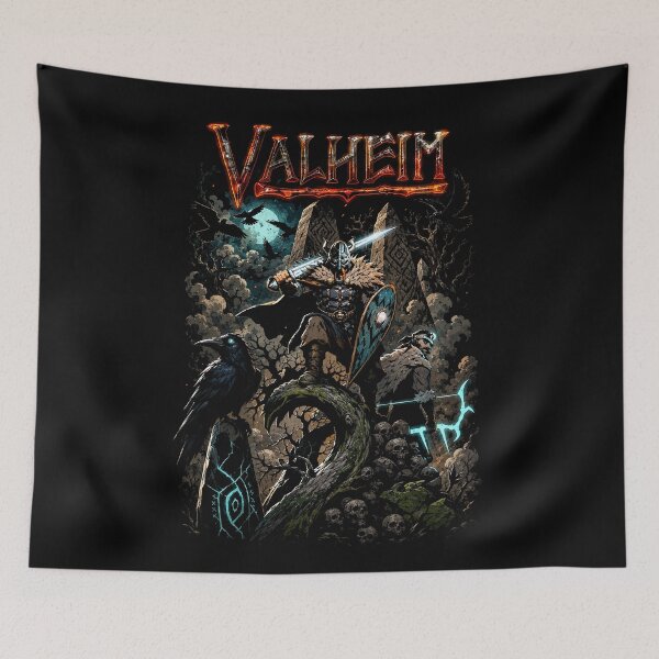 Item preview, valheim viking theme designed and sold by thedarkfantasy.