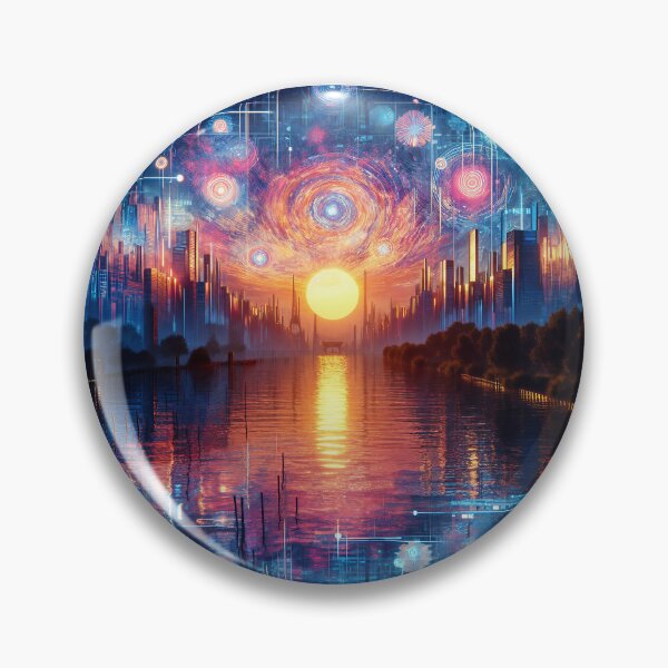 Item preview, Futuristic Starry Night Fantasy designed and sold by Steve's Hobbies.