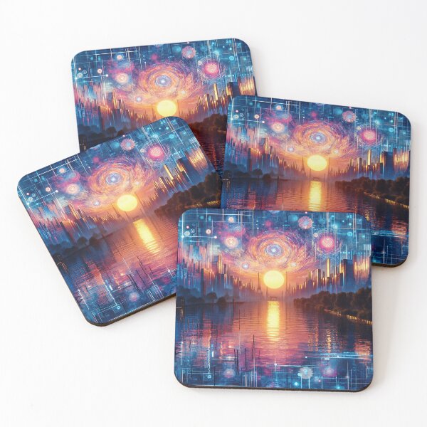 Item preview, Futuristic Starry Night Fantasy designed and sold by Steve's Hobbies.