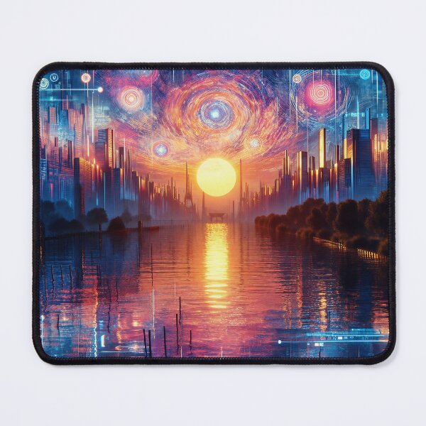 Item preview, Futuristic Starry Night Fantasy designed and sold by Steve's Hobbies.