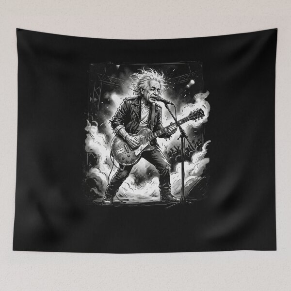 Item preview, Einstein guitarist funny history guitar player designed and sold by snowry.
