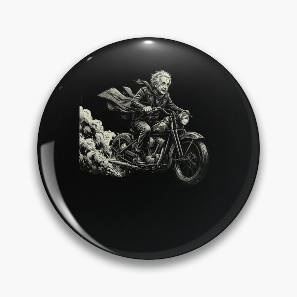 Item preview, Einstein motorcycle funny history biker designed and sold by snowry.