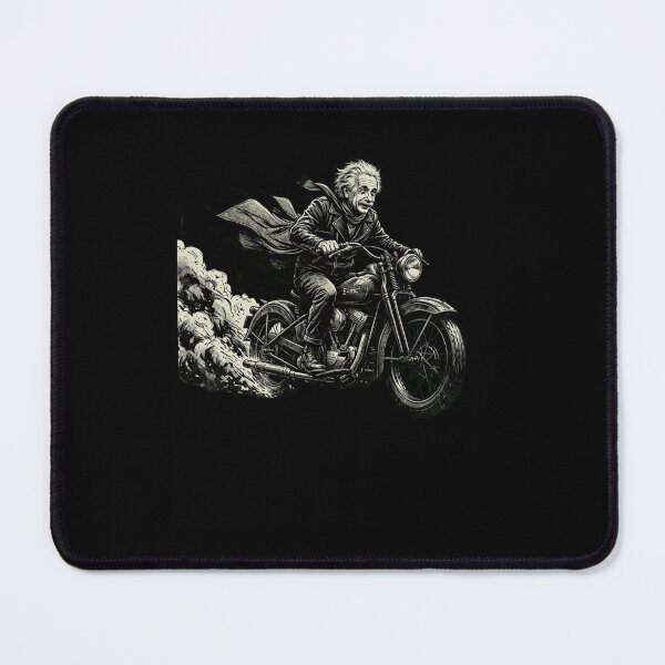 Item preview, Einstein motorcycle funny history biker designed and sold by snowry.