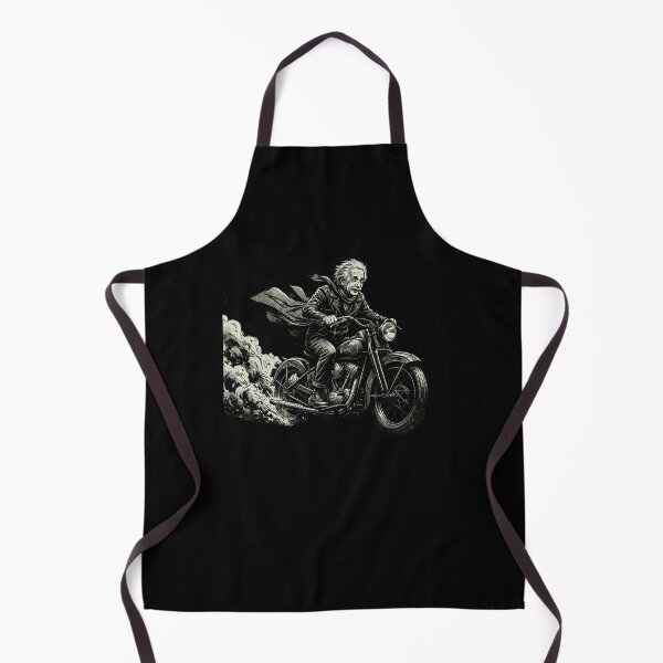 Item preview, Einstein motorcycle funny history biker designed and sold by snowry.
