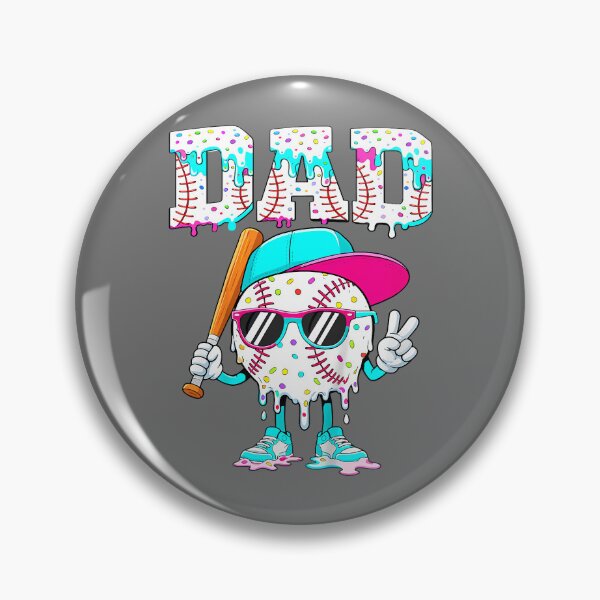 Item preview, Baseball Dad Ice Cream Drip Fathers Day Youth Boys Kids designed and sold by KristineLi.