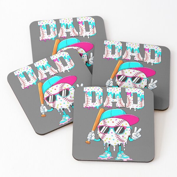 Item preview, Baseball Dad Ice Cream Drip Fathers Day Youth Boys Kids designed and sold by KristineLi.