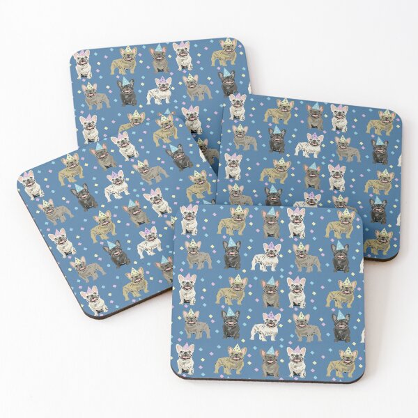 Item preview, Happy birthday! French Bulldogs designed and sold by Mountain-Point.