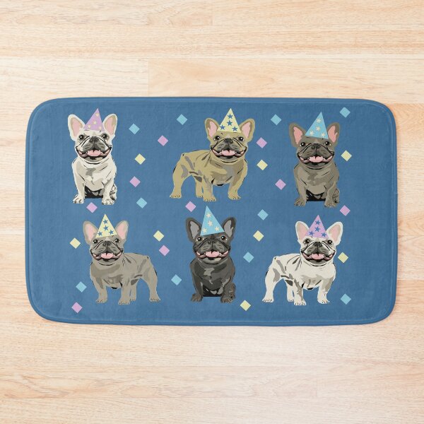 Item preview, Happy birthday! French Bulldogs designed and sold by Mountain-Point.