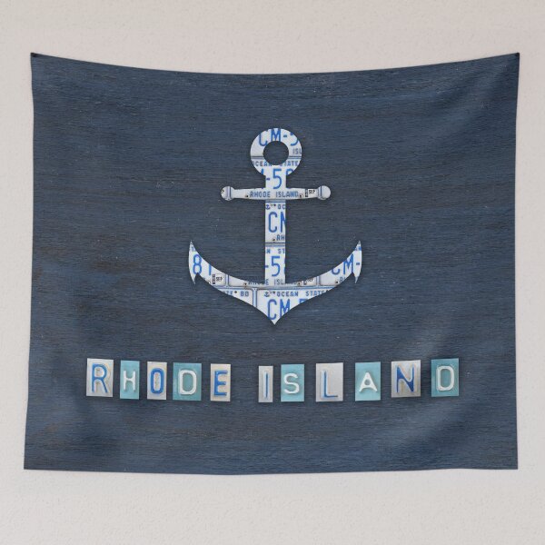 Item preview, Rhode Island License Plate Anchor designed and sold by Elisabeth Lucas.