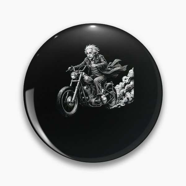 Item preview, Einstein motorcycle funny history biker designed and sold by snowry.