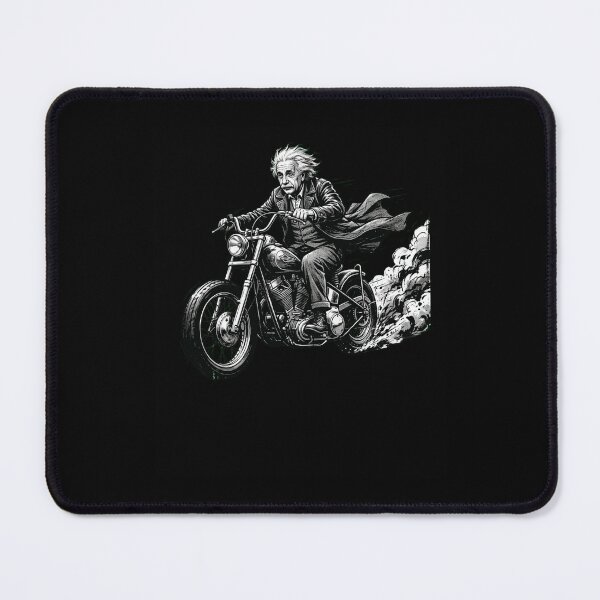 Item preview, Einstein motorcycle funny history biker designed and sold by snowry.