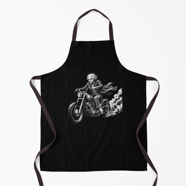 Item preview, Einstein motorcycle funny history biker designed and sold by snowry.
