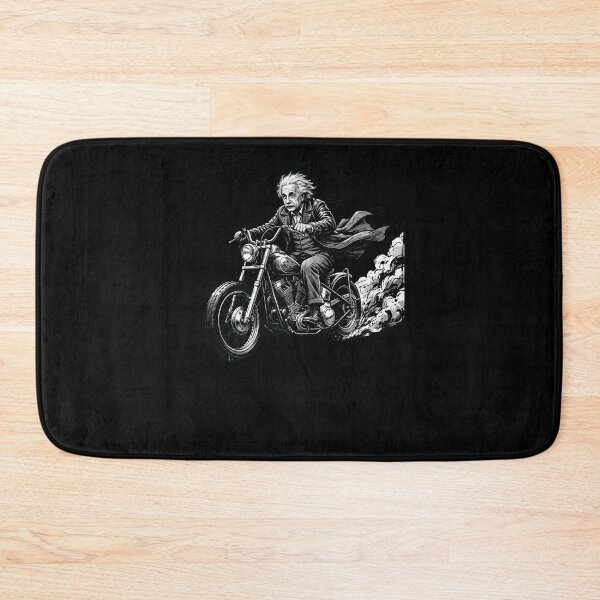 Item preview, Einstein motorcycle funny history biker designed and sold by snowry.