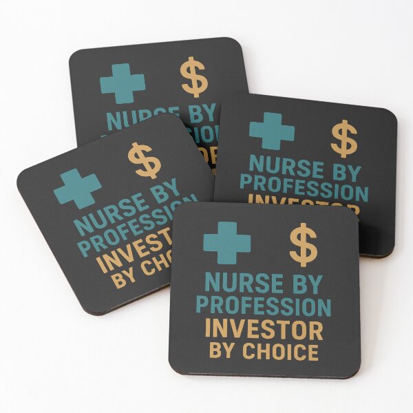 Item preview, Nurse By Profession Investor By Choice T-Shirt Nurse Gift Finance Healthcare Tee designed and sold by BrokeNoMoreCo.