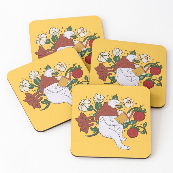Item preview, Cute Medieval Eagle with book Illustration Design designed and sold by MariOyama.
