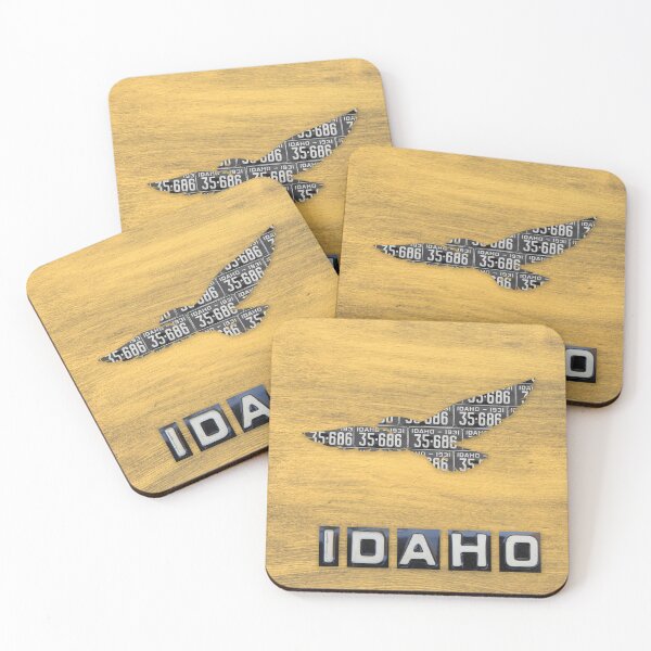 Item preview, Idaho License Plate Falcon designed and sold by Elisabeth Lucas.
