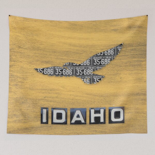 Item preview, Idaho License Plate Falcon designed and sold by Elisabeth Lucas.