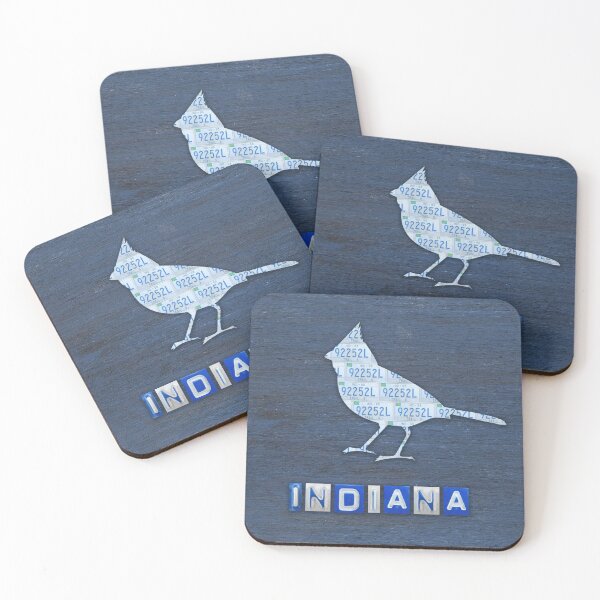 Item preview, Indiana License Plate Cardinal designed and sold by Elisabeth Lucas.