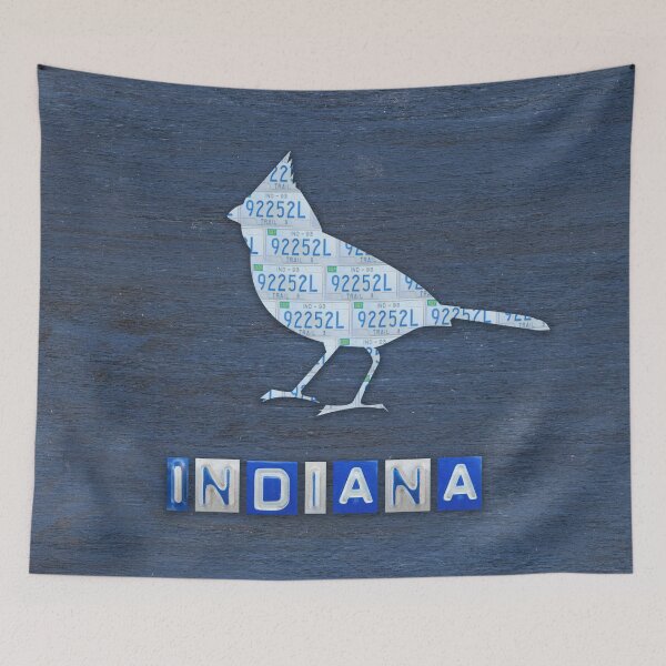 Item preview, Indiana License Plate Cardinal designed and sold by Elisabeth Lucas.
