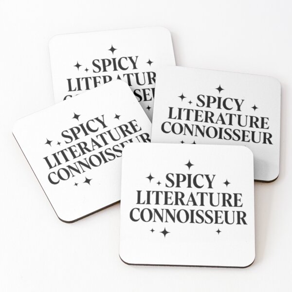 Item preview, Spicy Literature Connoisseur - Bookish Quote designed and sold by theliteraryedit.