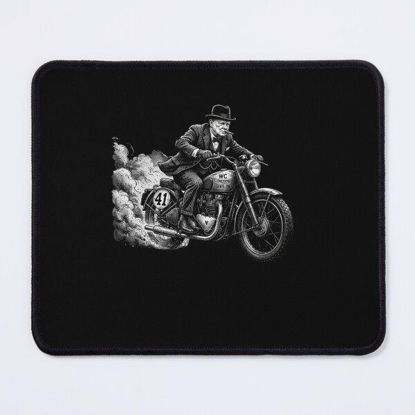 Item preview, Churchill Motorcycle Rider biker funny history humor designed and sold by snowry.